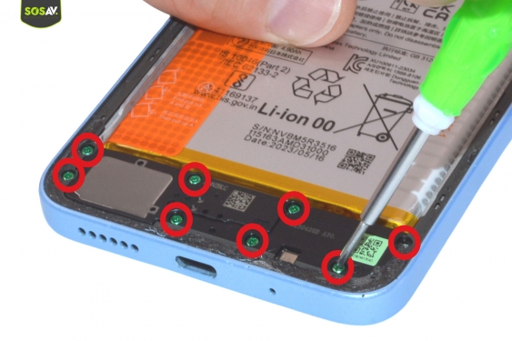 Guide photos remplacement ecran seul Redmi 12 (Etape 5 - image 3)