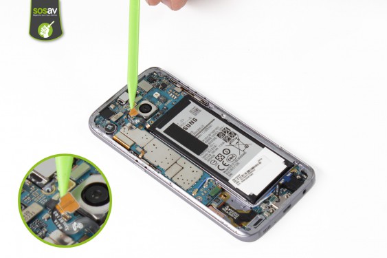 Guide photos remplacement haut-parleur interne Samsung Galaxy S7 (Etape 11 - image 3)