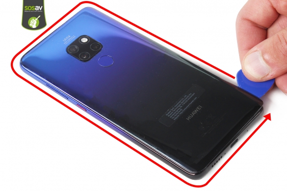 Guide photos remplacement connecteur de charge Huawei Mate 20 (Etape 5 - image 4)