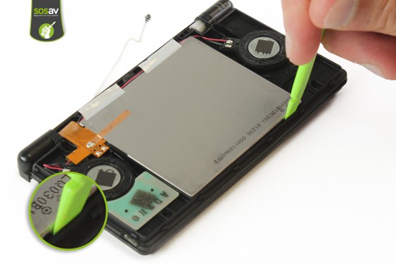 Guide photos remplacement ecran supérieur et haut-parleurs Nintendo DS Lite (Etape 35 - image 1)