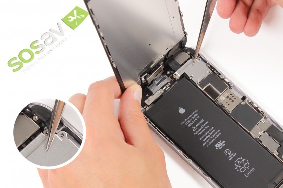 Guide photos remplacement bouton power iPhone 6 Plus (Etape 5 - image 1)
