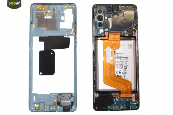 Guide photos remplacement connecteur de charge Galaxy A71 (Etape 5 - image 4)