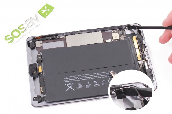 Guide photos remplacement antenne gauche iPad Mini 3 WIFi (Etape 21 - image 1)