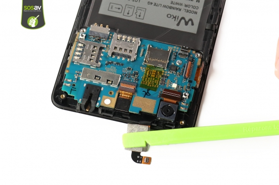 Guide photos remplacement nappe de liaison connecteur de charge Wiko Rainbow Lite 4G  (Etape 14 - image 4)
