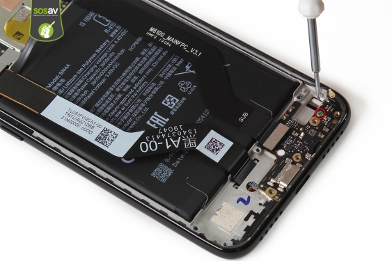 Guide photos remplacement connecteur de charge Redmi Note 7 (Etape 17 - image 1)