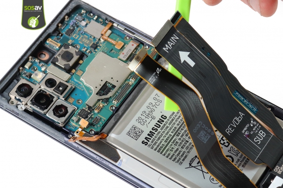 Guide photos remplacement haut-parleur interne Galaxy Note 10+ (Etape 15 - image 4)