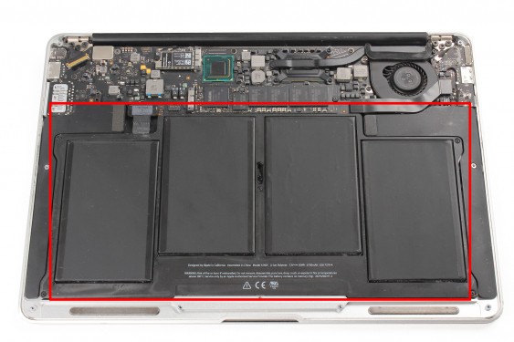 Guide photos remplacement haut-parleur droit Macbook Air 13" mi-2011 EMC2469 (A1369) (Etape 3 - image 1)