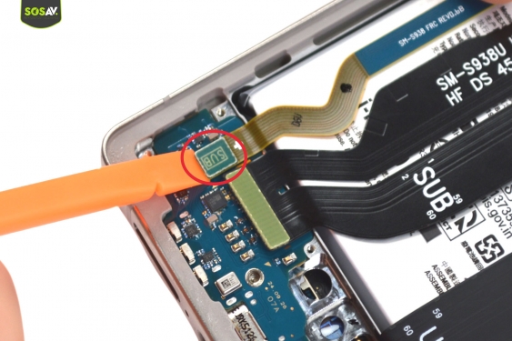 Guide photos remplacement connecteur de charge Galasy S25 Ultra (Etape 8 - image 3)