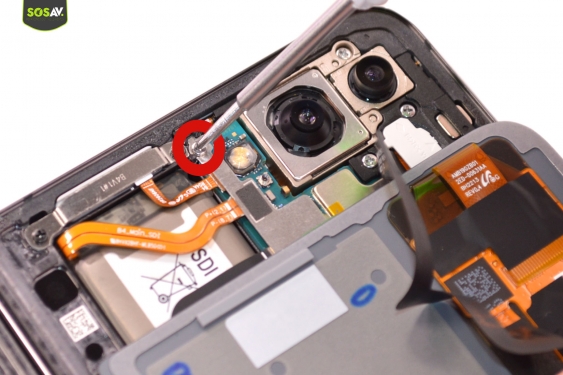 Guide photos remplacement antenne nfc Galaxy Z Flip4 (Etape 7 - image 1)