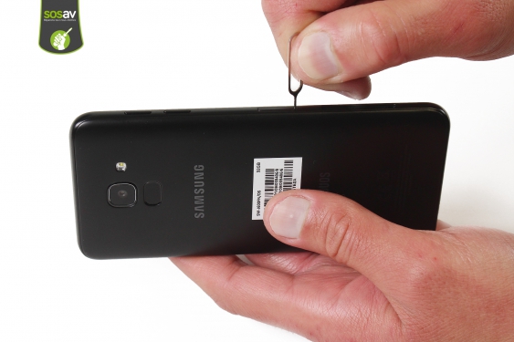 Guide photos remplacement batterie Galaxy J6 (Etape 4 - image 1)