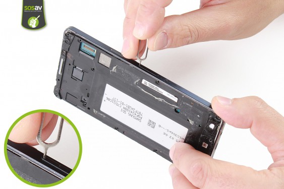 Guide photos remplacement câble coaxial haut Samsung Galaxy A5 (Etape 19 - image 3)