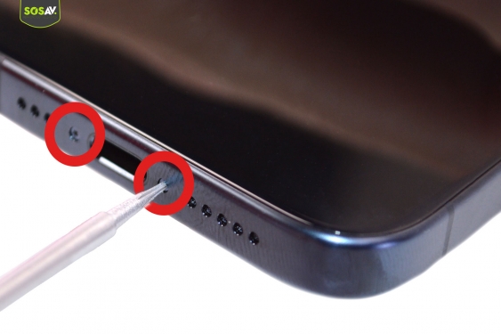 Guide photos remplacement batterie iPhone 15 Pro (Etape 2 - image 1)