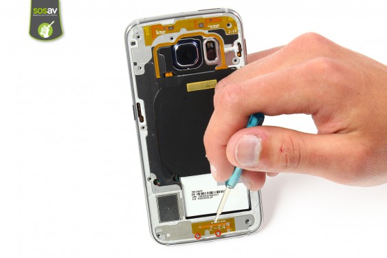 Guide photos remplacement antenne nfc Samsung Galaxy S6 Edge (Etape 5 - image 4)
