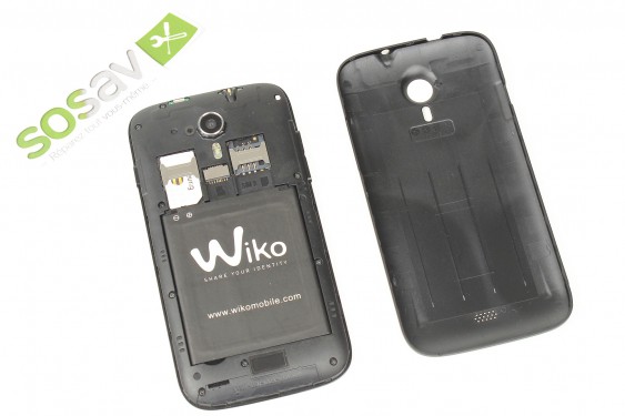 Guide photos remplacement lecteur sim et lecteur micro sd Wiko Cink Five (Etape 3 - image 2)