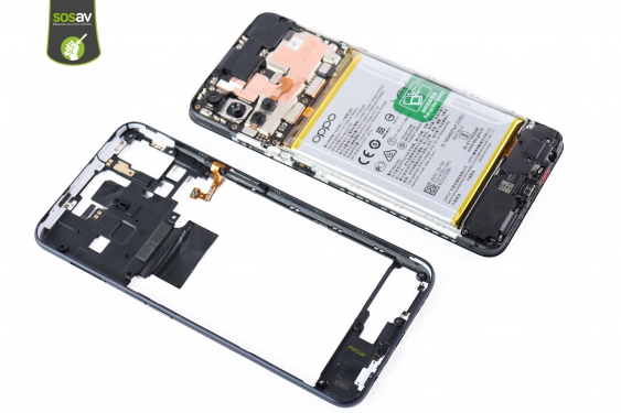 Guide photos remplacement nappe de liaison connecteur de charge Oppo A72 (Etape 13 - image 1)