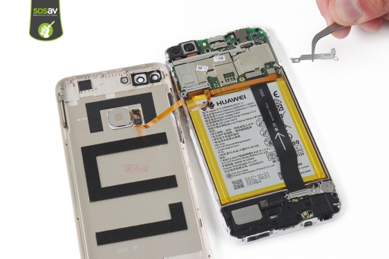 Guide photos remplacement ecran complet Huawei P Smart (Etape 8 - image 2)