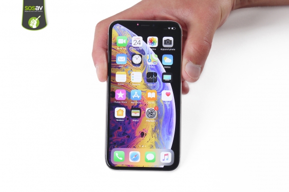 Guide photos remplacement antenne supérieure gauche iPhone XS (Etape 1 - image 1)