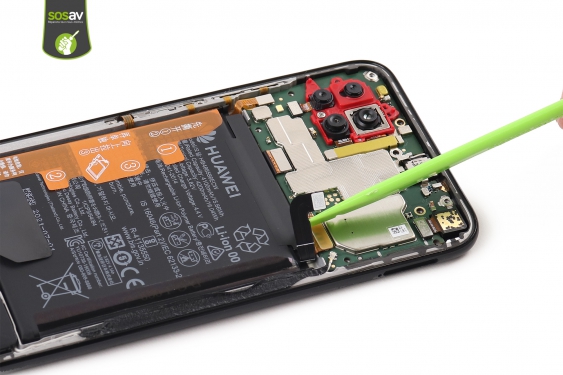 Guide photos remplacement connecteur de charge / jack Huawei P40 Lite (Etape 9 - image 2)