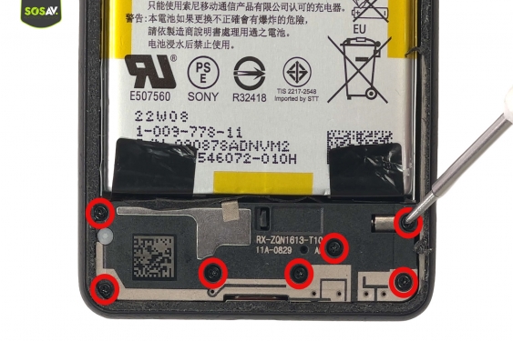 Guide photos remplacement connecteur de charge Xperia 10 III (Etape 6 - image 1)