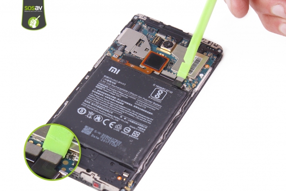 Guide photos remplacement antenne supérieure Redmi Note 4X (Etape 7 - image 1)