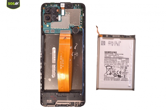 Guide photos remplacement batterie Galaxy M12 (Etape 8 - image 4)