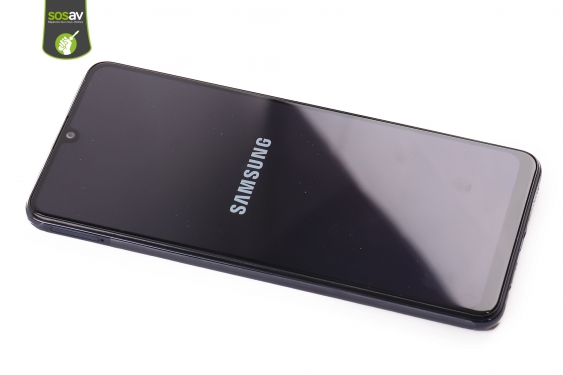 Guide photos remplacement ecran complet (écran + châssis) Galaxy M32 (Etape 1 - image 4)