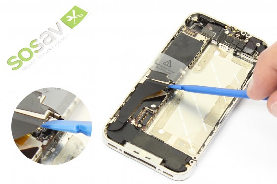 Guide photos remplacement antenne gsm iPhone 4 (Etape 14 - image 2)