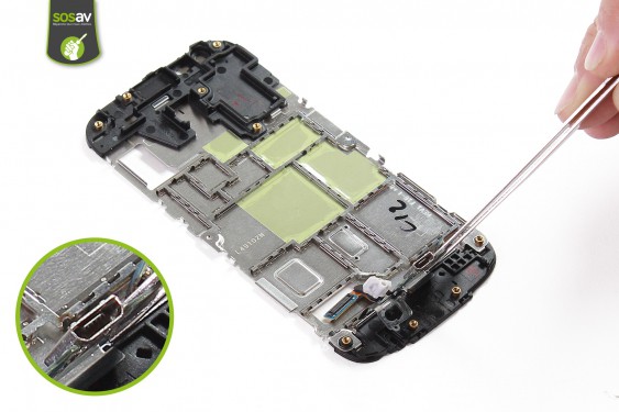 Guide photos remplacement nappe connecteur de charge Samsung Galaxy Ace 4 (Etape 27 - image 2)