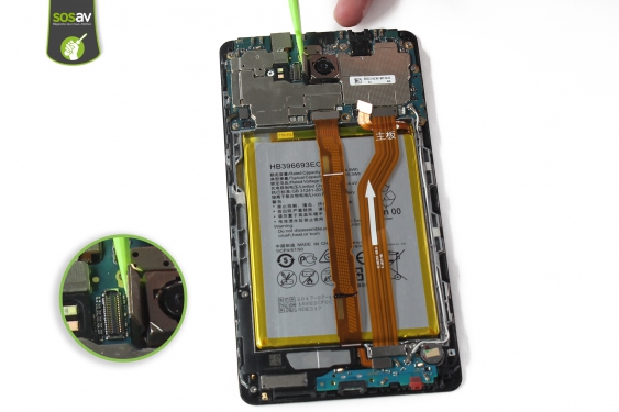 Guide photos remplacement haut-parleur interne Huawei Mate 8 (Etape 13 - image 2)