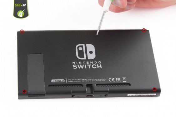 Guide photos remplacement coque arrière Nintendo Switch (Etape 2 - image 1)