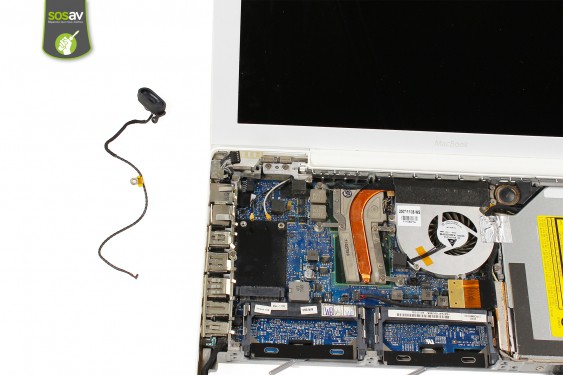 Guide photos remplacement haut-parleur gauche Macbook Core 2 Duo (A1181 / EMC2200) (Etape 14 - image 1)