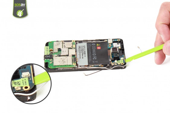 Guide photos remplacement câble d'interconnexion wifi HTC HD2 (Etape 17 - image 1)