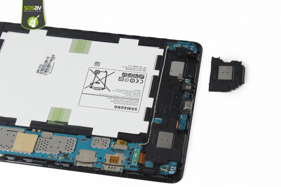 Guide photos remplacement haut-parleur gauche Galaxy Tab A 9,7 (Etape 13 - image 1)