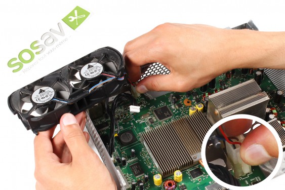 Guide photos remplacement bloc ventilateurs Xbox 360 (Etape 38 - image 2)