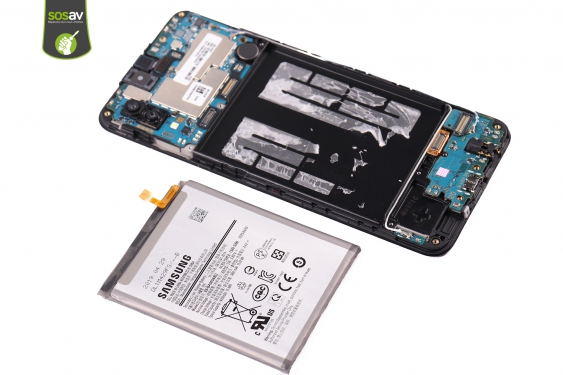 Guide photos remplacement batterie Galaxy A20 (Etape 20 - image 1)