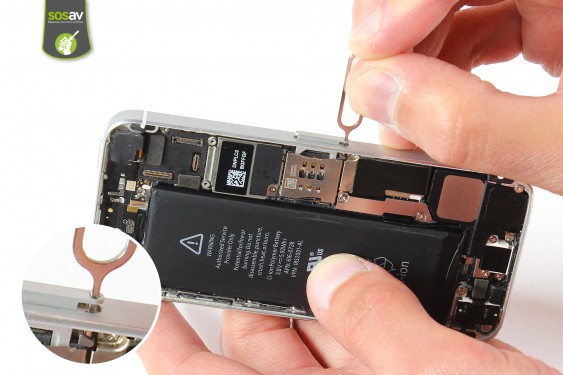 Guide photos remplacement levier tiroir sim iPhone 5S (Etape 9 - image 2)