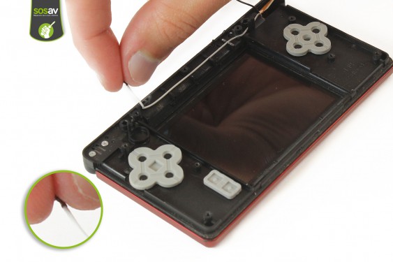 Guide photos remplacement microphone Nintendo DS Lite (Etape 22 - image 1)