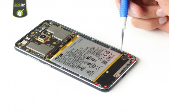 Guide photos remplacement batterie Asus Zenfone 3 (Etape 15 - image 1)