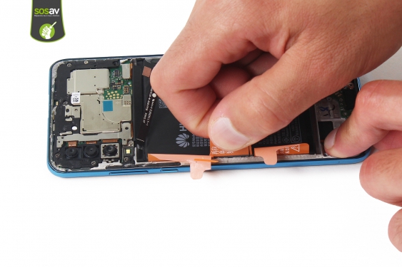Guide photos remplacement nappe de liaison connecteur de charge Huawei P30 Lite (Etape 15 - image 2)