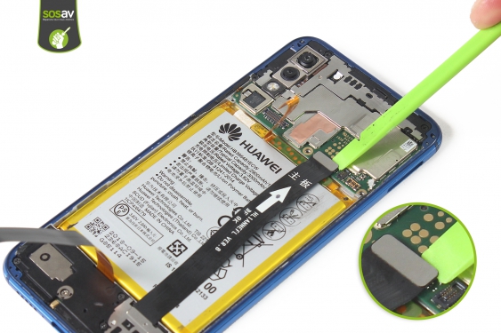 Guide photos remplacement ecran complet assemblé (lcd + tactile + châssis) Huawei P20 Lite (Etape 11 - image 3)