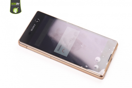 Guide photos remplacement ecran Xperia M5 (Etape 1 - image 2)