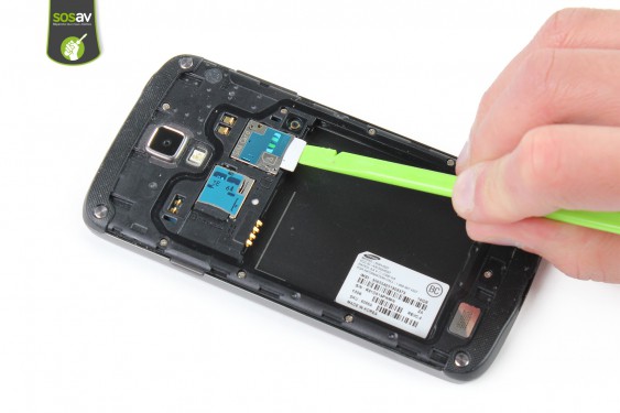 Guide photos remplacement bouton power Samsung Galaxy S4 Active (Etape 4 - image 2)