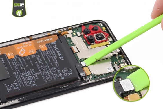 Guide photos remplacement connecteur de charge / jack Huawei P40 Lite (Etape 9 - image 1)