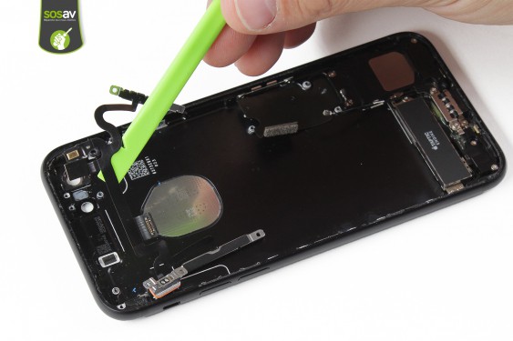 Guide photos remplacement nappe power, vibreur, volume, flash et micro externe iPhone 7 (Etape 47 - image 3)