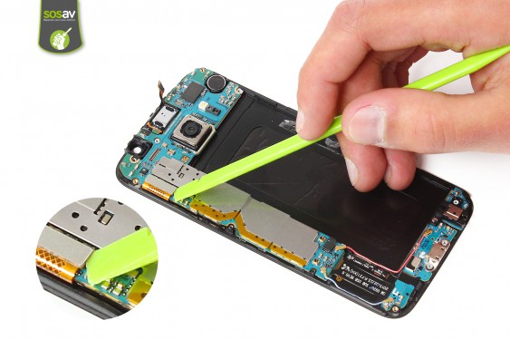 Guide photos remplacement haut-parleur interne/led infrarouge Samsung Galaxy S6 (Etape 12 - image 3)