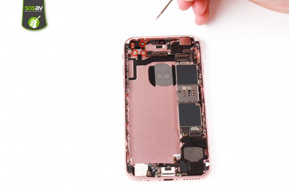 Guide photos remplacement nappe power, vibreur, volume, flash et micro externe iPhone 6S (Etape 16 - image 1)