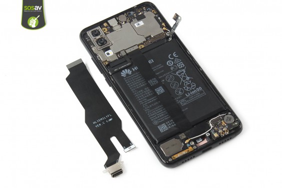 Guide photos remplacement connecteur de charge Huawei P20 (Etape 14 - image 1)