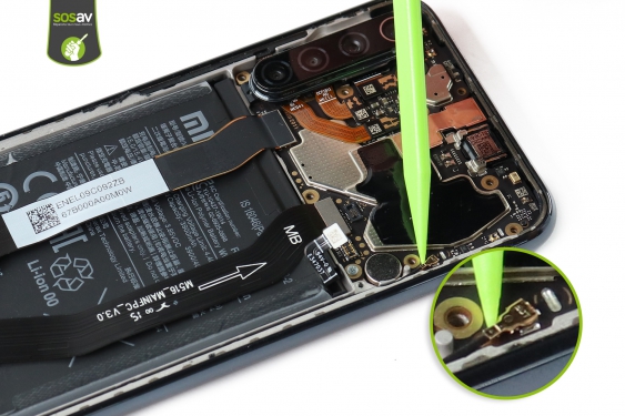 Guide photos remplacement câble d'interconnexion Redmi Note 8T (Etape 12 - image 3)