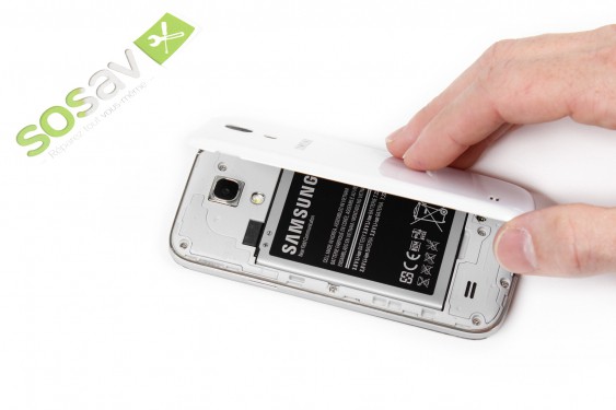 Guide photos remplacement bouton power Samsung Galaxy S4 mini (Etape 3 - image 1)