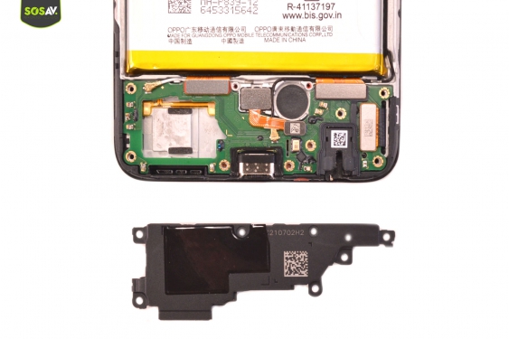 Guide photos remplacement connecteur de charge Oppo A94 5G (Etape 7 - image 2)